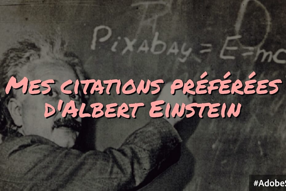 Mes Citations Preferees D Albert Einstein Book N Geek